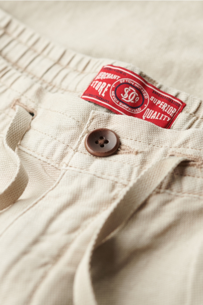 MERCHANT LINEN SHORT M7110455A ABBEY STONE